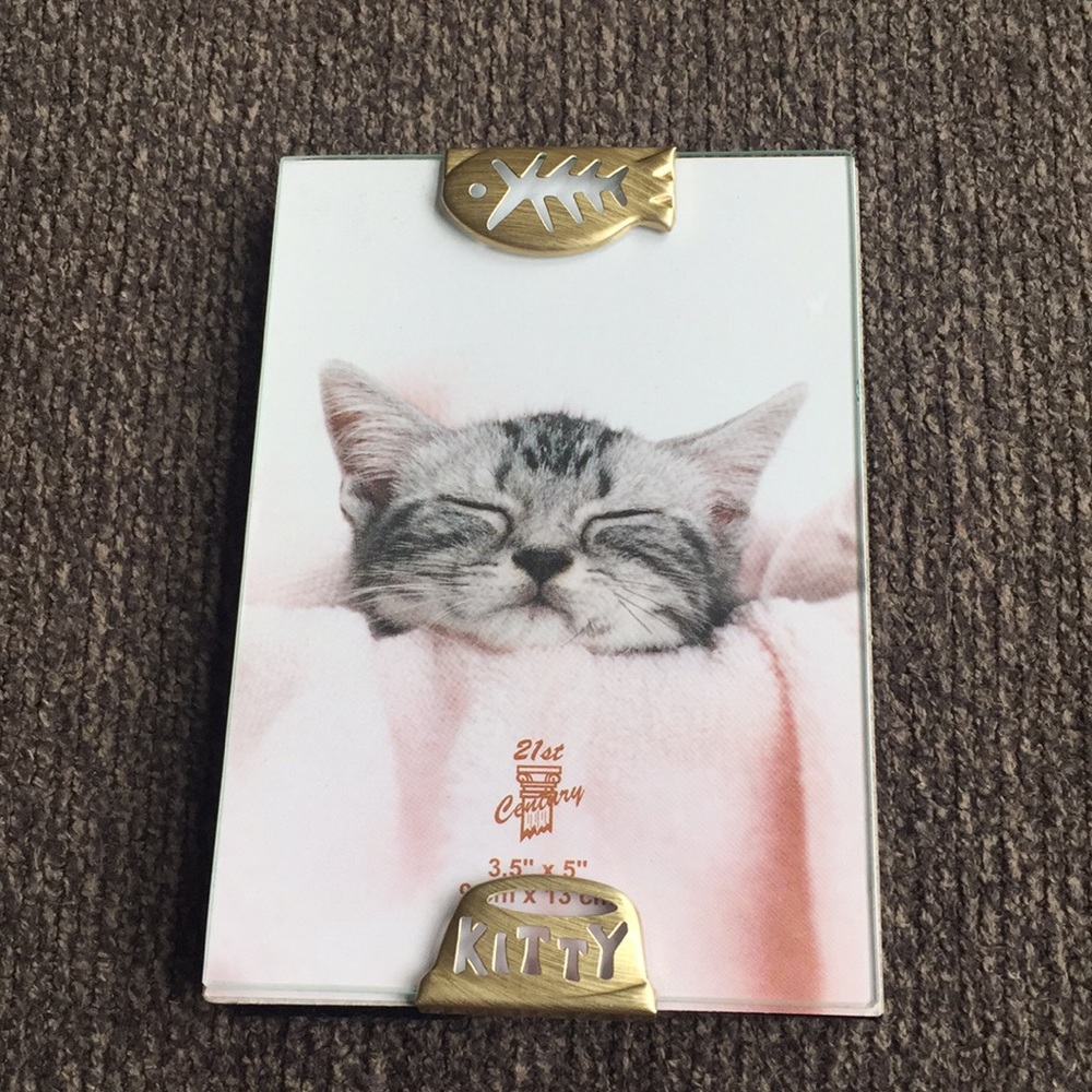 Kitty Cat Picture Frame Pet Home Decor Cute